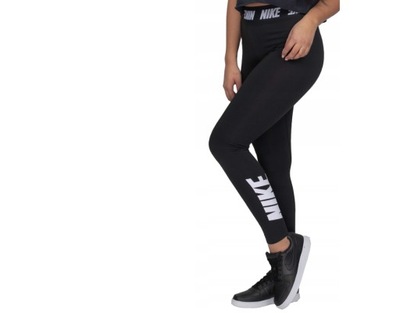 NIKE DAMSKIE LEGGINSY SPORTOWE DB3900-010 r.XS