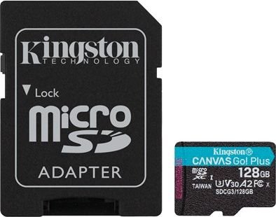 KARTA PAMIĘCI Kingston MicroSDXC 128GB Canvas Plus