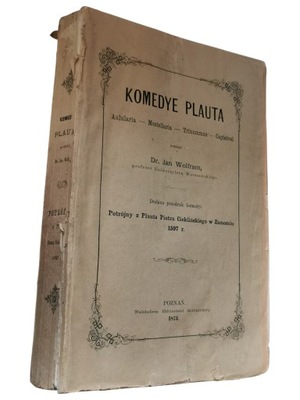 Komedye Plauta 1873r