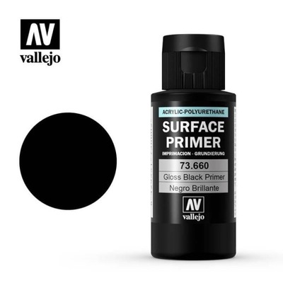 Vallejo: Surface Primer - Gloss Black 60ml