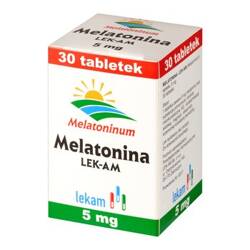 Melatonina LEK-AM 5 mg 30 tabletek