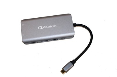 ONSHIDO hub usb-C 9w1 stacja dokująca HDMI USB 3.0 SD VGA LAN audio