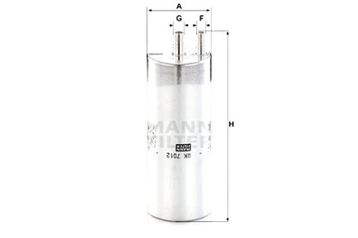 MANN-FILTER FILTRO COMBUSTIBLES AUDI A6 ALLROAD C8 A6 C8 A7 A8 D5 PORSCHE  