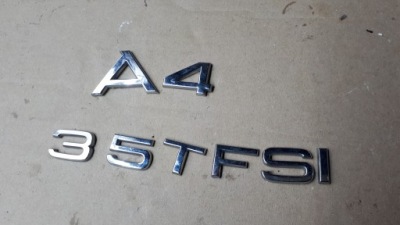 A4 b9 lift эмблема крышки багажника a4 35 tfsi фото №1