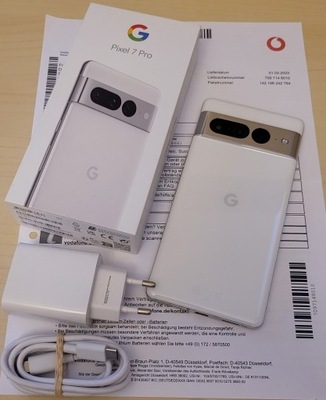 Google Pixel 7 Pro 12/128gb Snow Komplet Zadbany Gwarancja !