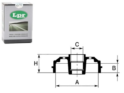 КОМПЛЕКТ БАРАБАНОВ ТОРМОЗНЫХ [LPR]
