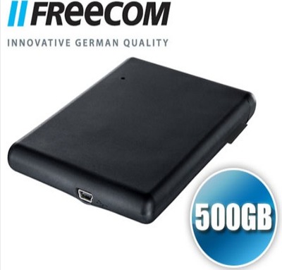 Nowy Dysk zewnętrzny FreeCom HDD 500 GB Czarny
