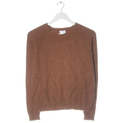 VILA CLOTHES Sweter z okrągłym dekoltem brązowy
