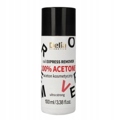 DELIA ZMYWACZ DO PAZNOKCI 100% ACETONE 100ML