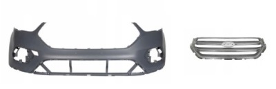 Бампер перед ford kuga escape mk2 lift фото №1