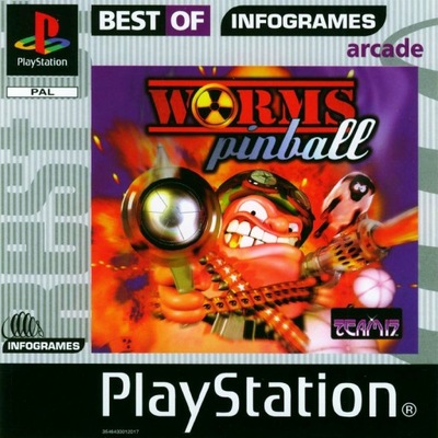 WORMS PINBALL Sony PlayStation PSX