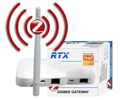 Centralka Bramka RTX ZigBee 3.0 TUYA Smart Life LAN Pamięć Scen ANTENA 3dBi