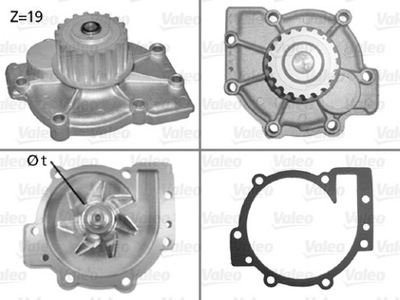 НАСОС ВОДЫ VOLVO 850/960/C30/C70/S40/S60 S70/S80/V40/V50/V70 1,6-2,5 91- VA