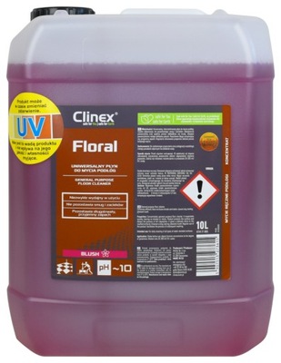 CLINEX FLORAL BLUSH 10L Płyn do mycia podłóg