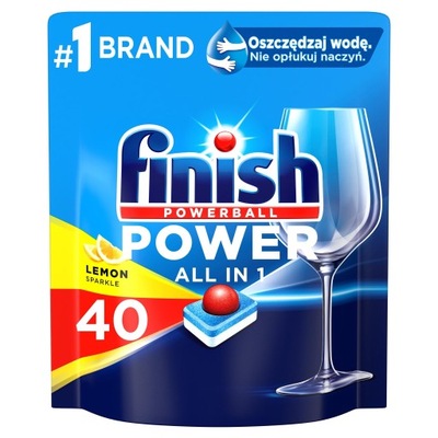FINISH Tabletki do zmywarki Power All-in-1 40 lemon