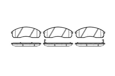 REMSA ZAPATAS DE FRENADO KIA CARNIVAL I 2.5 V6 (UP)  