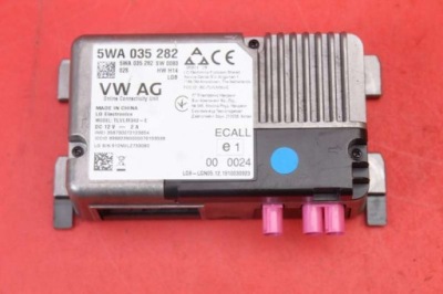 Блок управления модуль услуг online 5wa035282 skoda kamiq 19- фото №1