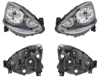 Фара лампа nissan micra k13 13-17 l+p tyc фото №1