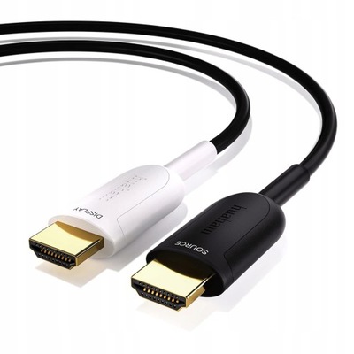 8K Światłowodowy Kabel HDMI 20m, 48Gbps Ultra High Speed