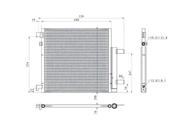 MAGNETI MARELLI CONDENSADOR CHEVROLET SPARK M3001.0  