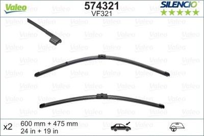 ДВОРНИКИ VM321 600+475 OE XTRM SILENCIO BMW 3 E90,91