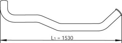 TUBO WYDECH.MAN L2000 FINAL LOW COST DINEX DIN47692  