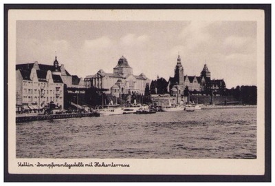 Szczecin - Stettin Dampferanlegestelle mit Hakenterrasse