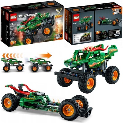 LEGO TECHNIC MONSTER JAM DRAGON 42149 PREZENT