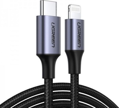 Kabel USB Ugreen USB-C - Lightning 1 m Szary (UGR268)