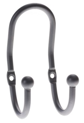 WIESZAK NA ŚCIANĘ DO PRZEDPOKOJU GARDEROBY 2 HAKI