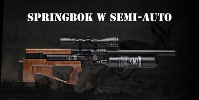 Wiatrówka PCP KalibrGun Springbok W Semi-Auto PÓŁAUTOMAT