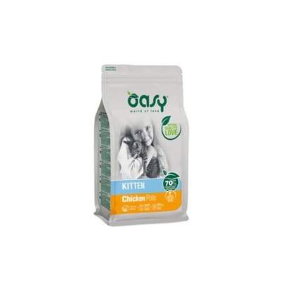 OASY DRY CAT - KITTEN - KURCZAK - 300G