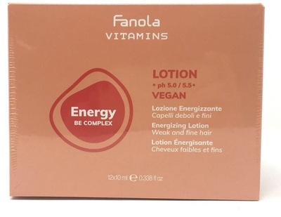 FANOLA AMPUŁKI VITAMINS ENERGY BE Complex 12x10ml