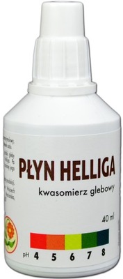 Płyn Helliga 40ml Kwasomierz Glebowy Tester pH