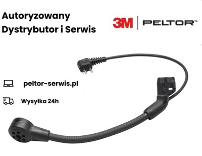 3M Peltor oryginalny mikrofon taktyczny gęsia szyja MT33