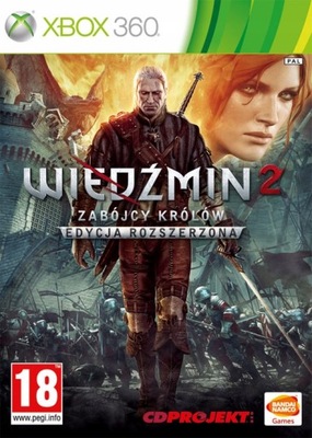 Wiedźmin 2 Zabójcy Królów Edycja Rozszerzona PL komplet X360