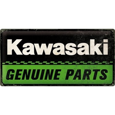 PLACA PLAKAT 25X50 KAWASAKI GENUINE PARTS 27025  