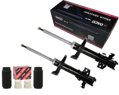 Daco 2x амортизаторы + защита i отбойники honda civic viii хэтчбек ufo перед фото №1