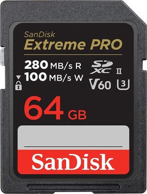 SANDISK Karta Pamięci EXTREME PRO SD XC 64 GB