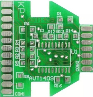 Programator JTAG dla układów MSP430, AVT1409 PCB