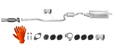 Ford fiesta iv 1.4 1996-2002 система выпускной фото №1