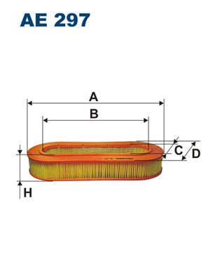 FILTRO AIRE AE297/FIL FILTRON FILTROS  