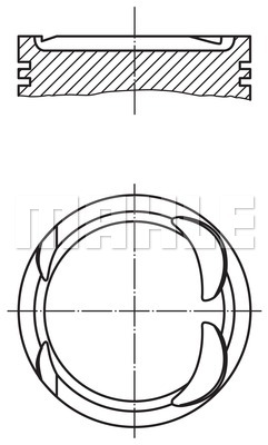 Поршни mahle 021 pi 00117 002 фото №1