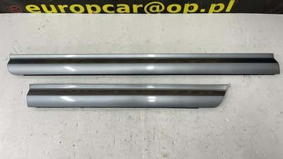 Audi a8 d3 молдинг дверь нижняя левый перед задняя ly7g фото №1