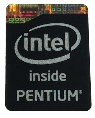 Naklejka INTEL PENTIUM 16x21mm [89]