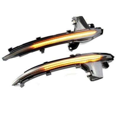 Поворотники led динамические плавающие w зеркало audi a6 c8 a7 4k a8 d5 фото №1