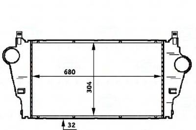 603 962 603 962 RADUADOR AIRE LAGUNA 1.9DCI 00-  