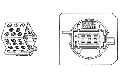 MAHLE ELEMENTO DIRECCION SOPLADORES RESISTENCIA CITROEN XSARA PICASSO  