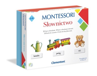 Clementoni Montessori Słownictwo 50077