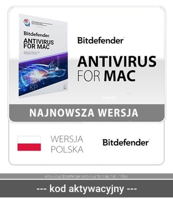 Antywirus Bitdefender Antivirus for Mac 1st / 1Rok